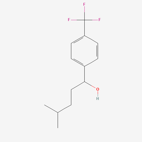 4-methyl-1-[4-(trifluoromethyl)phenyl]pentan-1-ol (CAS: 1245806-42-1) - Related Chemical Product