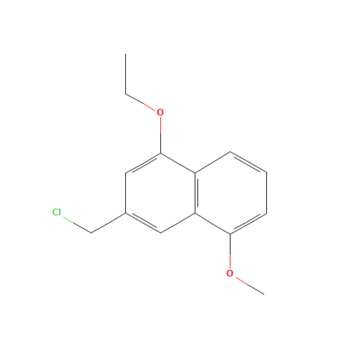 3-(chloromethyl)-1-ethoxy-5-methoxynaphthalene (CAS: 1360914-59-5) - Related Chemical Product