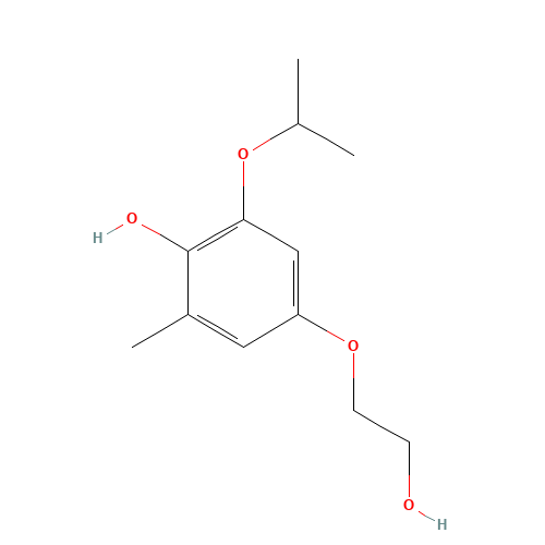 4-(2-hydroxyethoxy)-2-methyl-6-propan-2-yloxyphenol (CAS: 1308652-93-8) - Related Chemical Product