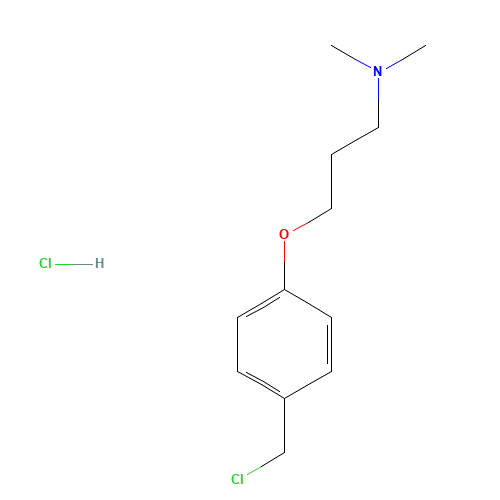 3-[4-(chloromethyl)phenoxy]-N,N-dimethylpropan-1-amine;hydrochloride (CAS: 769123-68-4) - Related Chemical Product