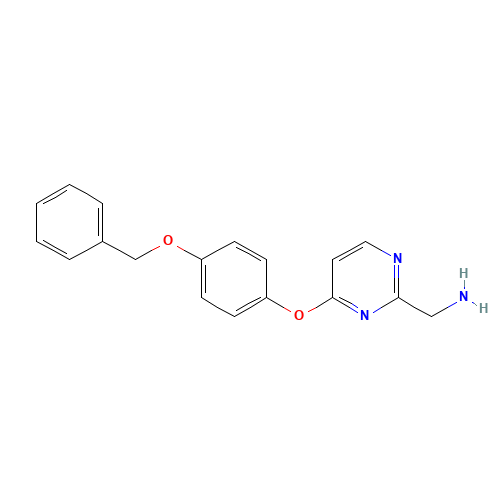 [4-(4-phenylmethoxyphenoxy)pyrimidin-2-yl]methanamine (CAS: 769961-03-7) - Related Chemical Product