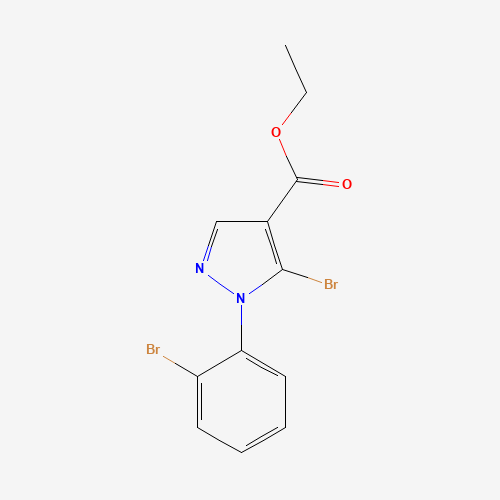 ethyl 5-bromo-1-(2-bromophenyl)pyrazole-4-carboxylate (CAS: 1245093-30-4) - Related Chemical Product
