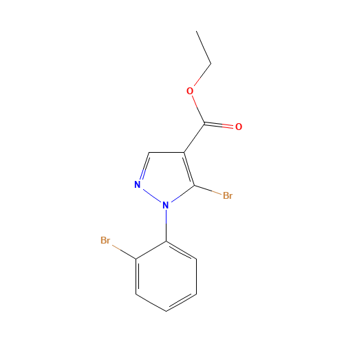 ethyl 5-bromo-1-(2-bromophenyl)pyrazole-4-carboxylate (CAS: 1245093-30-4) - Related Chemical Product