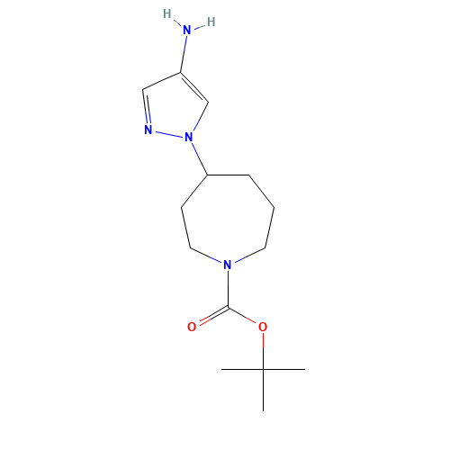 tert-butyl 4-(4-aminopyrazol-1-yl)azepane-1-carboxylate (CAS: 1383706-13-5) - Related Chemical Product