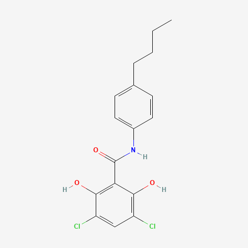 N-(4-butylphenyl)-3,5-dichloro-2,6-dihydroxybenzamide (CAS: 50505-01-6) - Related Chemical Product