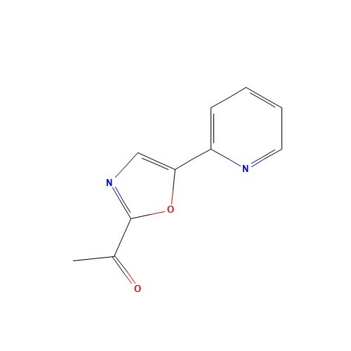 1-(5-pyridin-2-yl-1,3-oxazol-2-yl)ethanone (CAS: 808134-69-2) - Related Chemical Product