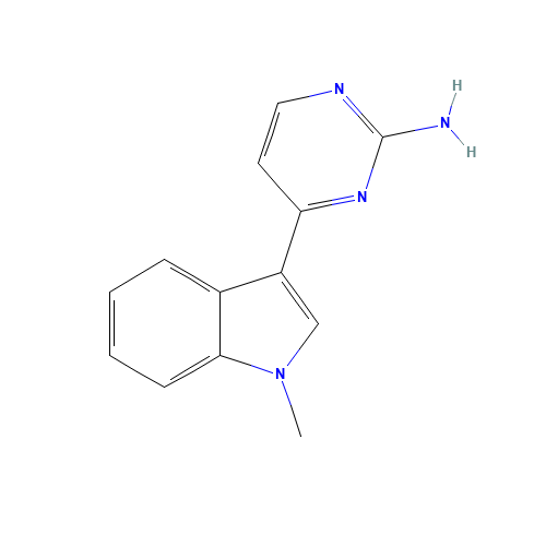 4-(1-methylindol-3-yl)pyrimidin-2-amine (CAS: 199865-36-6) - Related Chemical Product