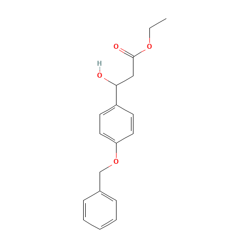 ethyl 3-hydroxy-3-(4-phenylmethoxyphenyl)propanoate (CAS: 328396-03-8) - Related Chemical Product
