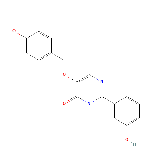 2-(3-hydroxyphenyl)-5-[(4-methoxyphenyl)methoxy]-3-methylpyrimidin-4-one (CAS: 1333240-13-3) - Related Chemical Product