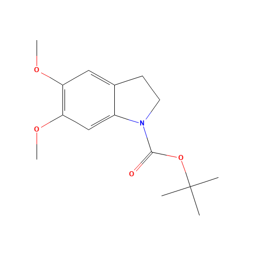 tert-butyl 5,6-dimethoxy-2,3-dihydroindole-1-carboxylate (CAS: 1037075-43-6) - Related Chemical Product
