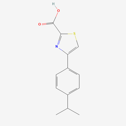 4-(4-propan-2-ylphenyl)-1,3-thiazole-2-carboxylic acid (CAS: 868591-88-2) - Related Chemical Product