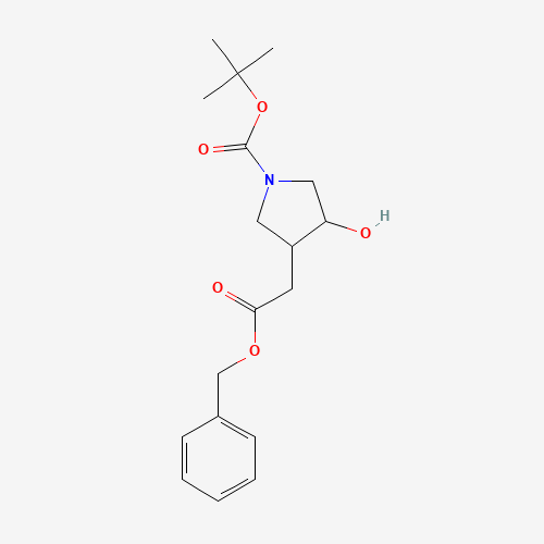 tert-butyl 3-hydroxy-4-(phenylmethoxycarbonylaminomethyl)pyrrolidine-1-carboxylate (CAS: 872716-50-2) - Related Chemical Product