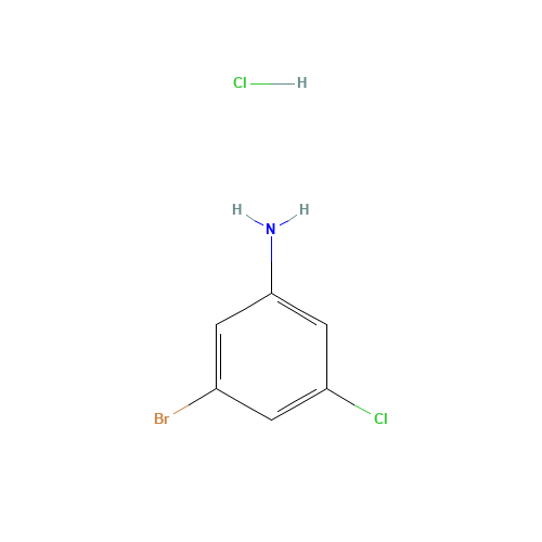 3-bromo-5-chloroaniline;hydrochloride (CAS: 1426806-77-0) - Chemical Structure and Molecular Formula 