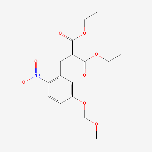 diethyl 2-[[5-(methoxymethoxy)-2-nitrophenyl]methyl]propanedioate (CAS: 664364-56-1) - Related Chemical Product