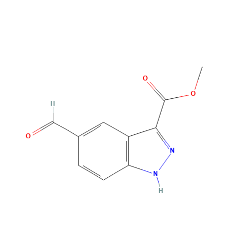 methyl 5-formyl-1H-indazole-3-carboxylate (CAS: 1033772-29-0) - Related Chemical Product