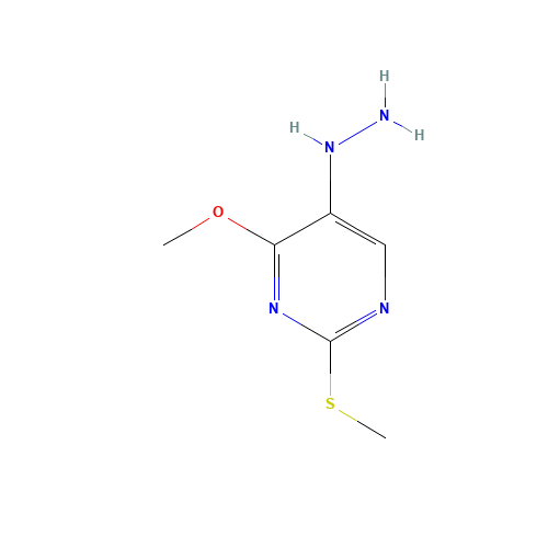 (4-methoxy-2-methylsulfanylpyrimidin-5-yl)hydrazine (CAS: 1441760-81-1) - Related Chemical Product