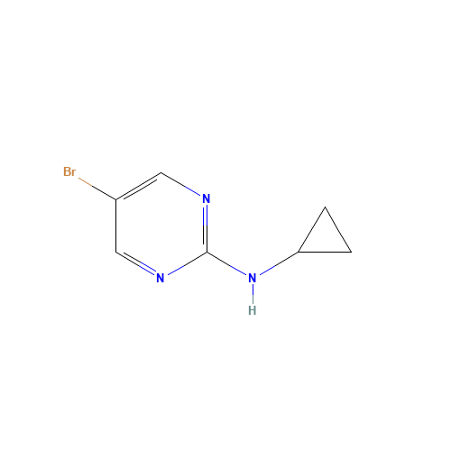 5-bromo-N-cyclopropylpyrimidin-2-amine (CAS: 886366-20-7) - Related Chemical Product