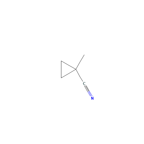 1-methylcyclopropane-1-carbonitrile (CAS: 78104-88-8) - Chemical Structure and Molecular Formula 
