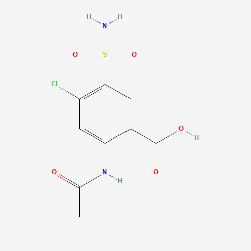 2-acetamido-4-chloro-5-sulfamoylbenzoic acid (CAS: 17560-54-2) - Related Chemical Product