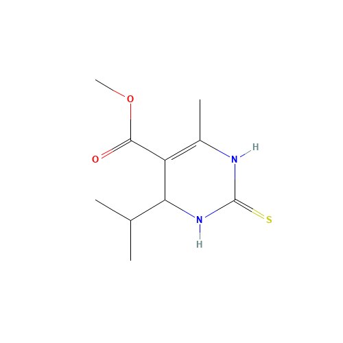 methyl 6-methyl-4-propan-2-yl-2-sulfanylidene-3,4-dihydro-1H-pyrimidine-5-carboxylate (CAS: 786643-43-4) - Related Chemical Product