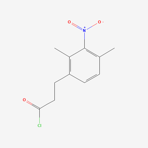3-(2,4-dimethyl-3-nitrophenyl)propanoyl chloride (CAS: 1030025-93-4) - Related Chemical Product