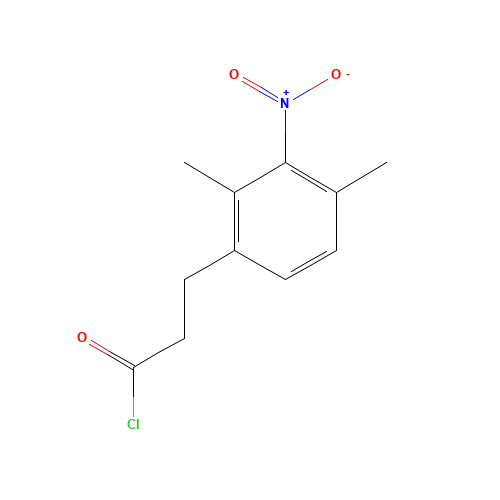 3-(2,4-dimethyl-3-nitrophenyl)propanoyl chloride (CAS: 1030025-93-4) - Related Chemical Product