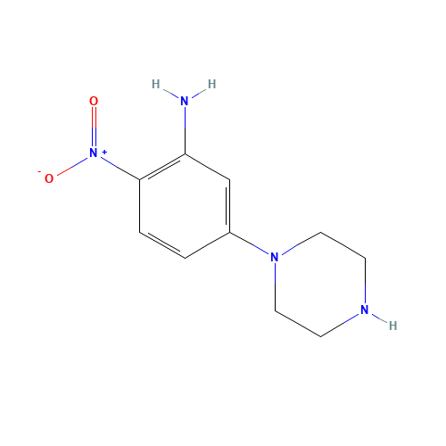 2-nitro-5-piperazin-1-ylaniline (CAS: 96103-52-5) - Related Chemical Product