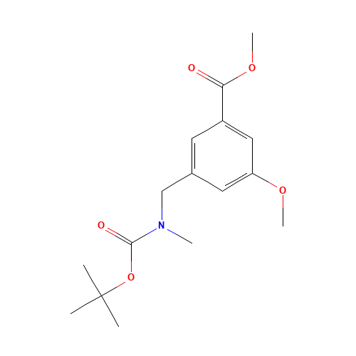 methyl 3-methoxy-5-[[methyl-[(2-methylpropan-2-yl)oxycarbonyl]amino]methyl]benzoate (CAS: 1552310-80-1) - Related Chemical Product