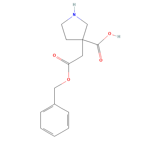3-(2-oxo-2-phenylmethoxyethyl)pyrrolidine-3-carboxylic acid (CAS: 1206228-81-0) - Related Chemical Product