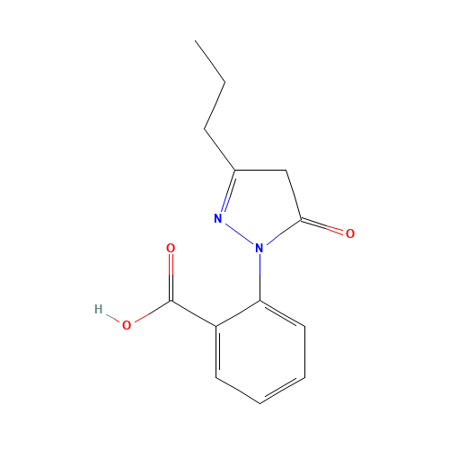 2-(5-oxo-3-propyl-4H-pyrazol-1-yl)benzoic acid (CAS: 184707-99-1) - Related Chemical Product
