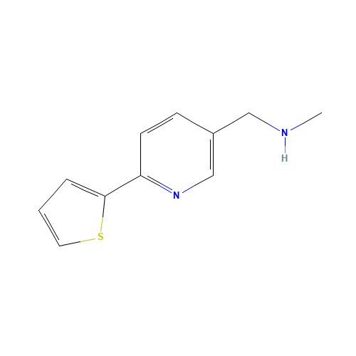 N-methyl-1-(6-thiophen-2-ylpyridin-3-yl)methanamine (CAS: 886851-41-8) - Related Chemical Product