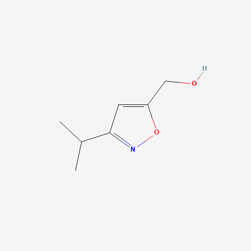 (3-propan-2-yl-1,2-oxazol-5-yl)methanol (CAS: 14633-17-1) - Chemical Structure and Molecular Formula 