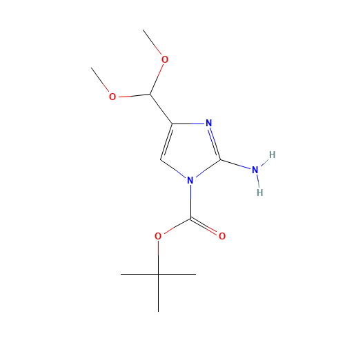 tert-butyl 2-amino-4-(dimethoxymethyl)imidazole-1-carboxylate (CAS: 917919-48-3) - Related Chemical Product