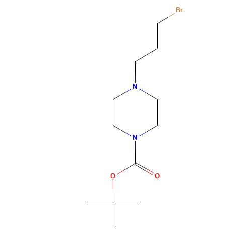 tert-butyl 4-(3-bromopropyl)piperazine-1-carboxylate (CAS: 655225-02-8) - Related Chemical Product
