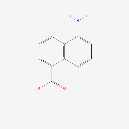 methyl 5-aminonaphthalene-1-carboxylate (CAS: 91569-19-6) - Chemical Structure and Molecular Formula 