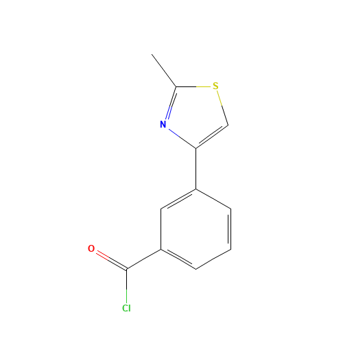 3-(2-methyl-1,3-thiazol-4-yl)benzoyl chloride (CAS: 844891-05-0) - Related Chemical Product