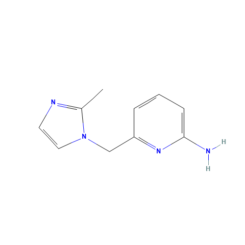 6-[(2-methylimidazol-1-yl)methyl]pyridin-2-amine (CAS: 400775-73-7) - Related Chemical Product