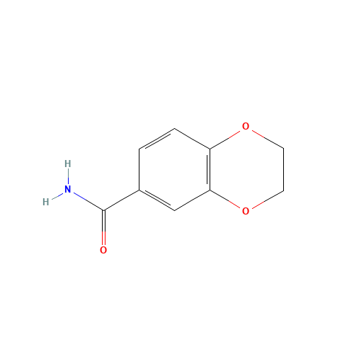 2,3-dihydro-1,4-benzodioxine-6-carboxamide (CAS: 299169-62-3) - Chemical Structure and Molecular Formula 