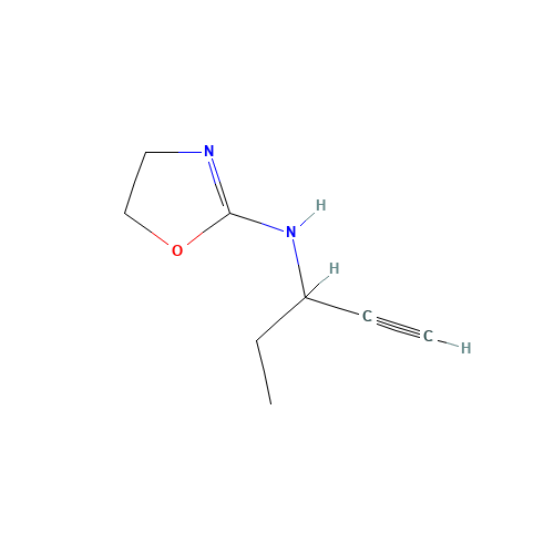 N-pent-1-yn-3-yl-4,5-dihydro-1,3-oxazol-2-amine (CAS: 1192966-76-9) - Related Chemical Product