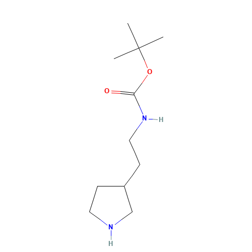 tert-butyl N-(2-pyrrolidin-3-ylethyl)carbamate (CAS: 169750-93-0) - Related Chemical Product