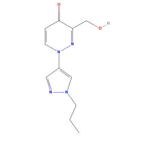 3-(hydroxymethyl)-1-(1-propylpyrazol-4-yl)pyridazin-4-one (CAS: 1314397-88-0) - Related Chemical Product