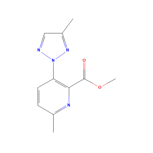 methyl 6-methyl-3-(4-methyltriazol-2-yl)pyridine-2-carboxylate (CAS: 1228430-90-7) - Related Chemical Product