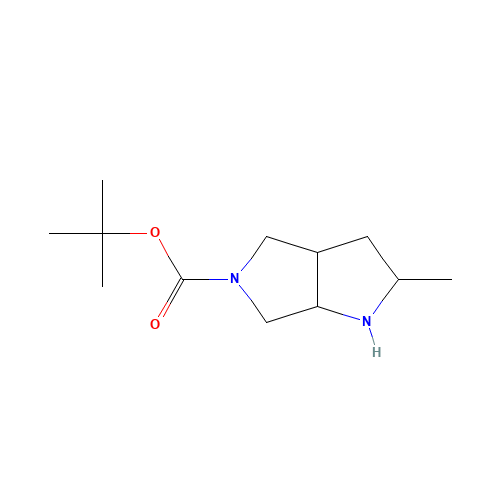 tert-butyl 2-methyl-2,3,3a,4,6,6a-hexahydro-1H-pyrrolo[2,3-c]pyrrole-5-carboxylate (CAS: 1005077-71-3) - Related Chemical Product
