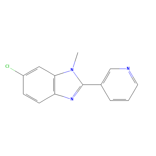 6-chloro-1-methyl-2-pyridin-3-ylbenzimidazole (CAS: 548739-20-4) - Related Chemical Product
