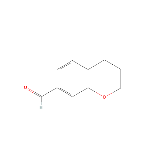 3,4-dihydro-2H-chromene-7-carbaldehyde (CAS: 124362-47-6) - Chemical Structure and Molecular Formula 