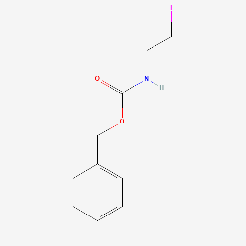 benzyl N-(2-iodoethyl)carbamate (CAS: 68373-12-6) - Chemical Structure and Molecular Formula 