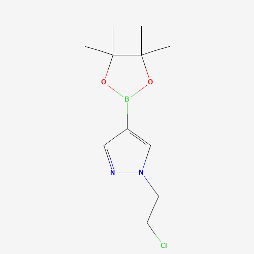 1-(2-chloroethyl)-4-(4,4,5,5-tetramethyl-1,3,2-dioxaborolan-2-yl)pyrazole (CAS: 877149-79-6) - Related Chemical Product
