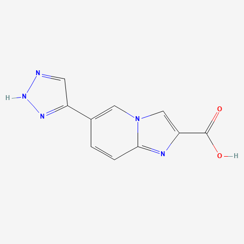 6-(2H-triazol-4-yl)imidazo[1,2-a]pyridine-2-carboxylic acid (CAS: 1167627-02-2) - Related Chemical Product