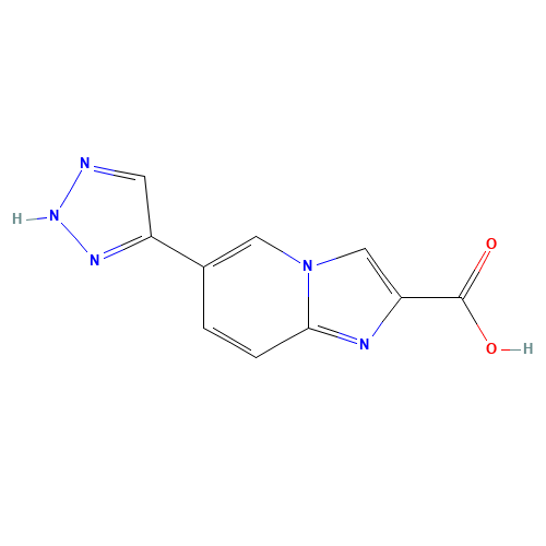 6-(2H-triazol-4-yl)imidazo[1,2-a]pyridine-2-carboxylic acid (CAS: 1167627-02-2) - Related Chemical Product