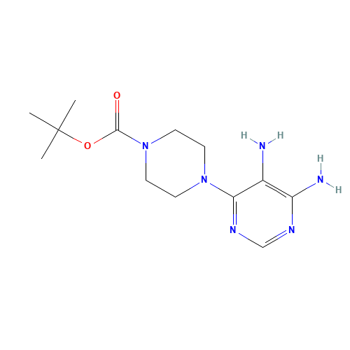 tert-butyl 4-(5,6-diaminopyrimidin-4-yl)piperazine-1-carboxylate (CAS: 121370-62-5) - Related Chemical Product